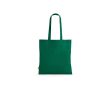 Sac de courses en coton recyclé à anses longues 140 g/m² couleur vert