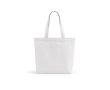 Sac en coton recyclé et RPET à anses longues 280 g/m² couleur blanc