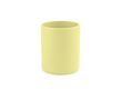 Mug en céramique à finition mate élégante sans anses 290 ml couleur jaune
