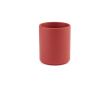 Mug en céramique à finition mate élégante sans anses 290 ml couleur rouge chiné