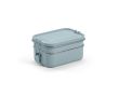Lunch box double en acier inoxydable recyclé à boucles 1,05L couleur bleu chiné