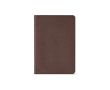 Carnet A6 à pages lignées et couverture en carton recyclé couleur marron