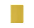 Carnet A6 à pages lignées et couverture en carton recyclé couleur jaune foncé
