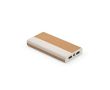 Powerbank en liège et fibre de blé à port type-C 10 000 mAh couleur naturel