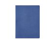 Carnet A4 en carton recyclé au dos cousu et à pages lignées couleur bleu roi