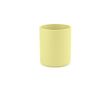 Mug en céramique à finition mate élégante sans anses 210 ml couleur jaune