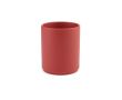 Mug en céramique à finition mate élégante sans anses 210 ml couleur rouge chiné