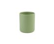 Mug en céramique à finition mate élégante sans anses 210 ml couleur vert chiné