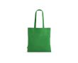Sac de courses en coton recyclé à anses longues 140 g/m² couleur vert clair
