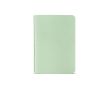Carnet A6 à pages lignées et couverture en carton recyclé couleur vert pastel