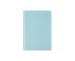 Carnet A6 à pages lignées et couverture en carton recyclé couleur bleu pastel