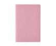 Carnet A5 à pages lignées et couverture en carton recyclé couleur rose