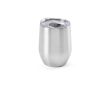 Gobelet isotherme en inox recyclé à clapet ouvrant 310 ml couleur argenté