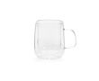 Tasse en verre borosilicaté double paroi 400 ml couleur transparent