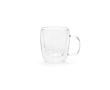 Tasse en verre borosilicaté double paroi 220 ml couleur transparent