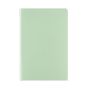 Carnet A5 à pages lignées et couverture en carton recyclé couleur vert pastel