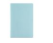 Carnet A5 à pages lignées et couverture en carton recyclé couleur bleu pastel