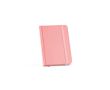 Carnet A6 ligné à couverture rigide en papier recyclé couleur rose