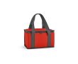 Sac isotherme en RPET 600D à 2 anses et capacité de 5 L couleur rouge