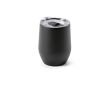 Gobelet isotherme en inox recyclé à clapet ouvrant 310 ml couleur noir