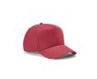 Casquette 5 panneaux en coton recyclé à boucle 280 g/m² couleur fuchsia