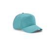 Casquette 5 panneaux en coton recyclé à boucle 280 g/m² couleur bleu ciel