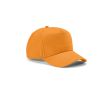 Casquette 5 panneaux en coton recyclé à boucle 280 g/m² couleur orange