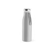 Gourde en acier inoxydable recyclé à fonction thermos 470 ml couleur gris clair