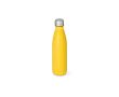 Gourde en acier inoxydable recyclé à bouchon étanche 500 ml couleur jaune foncé