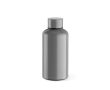 Gourde en aluminium recyclé à bouchon étanche 540 ml couleur gris