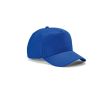 Casquette 5 panneaux en coton recyclé à boucle 280 g/m² couleur bleu