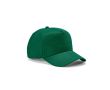 Casquette 5 panneaux en coton recyclé à boucle 280 g/m² couleur vert