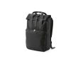 Sac à dos 20L urbain en RPET à fermeture roll-up à boucle couleur noir