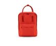 Sac à dos en coton recyclé à anses et poche frontale 450g/m² couleur rouge