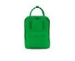 Sac à dos en coton recyclé à anses et poche frontale 450g/m² couleur vert