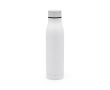 Gourde isotherme en acier inoxydable recyclé 600 ml couleur blanc