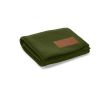 Couverture durable en RPET à écusson personnalisable 180g/m² couleur vert militaire