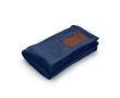 Couverture en RPET extra douce à écusson imprimable 240 g/m² couleur bleu