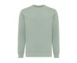 Sweat unisexe en coton recyclé, coupe ajustée, 280 g/m², Iqoniq couleur vert olive