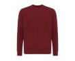 Sweat unisexe en coton recyclé, coupe ajustée, 280 g/m², Iqoniq couleur bordeaux