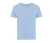 T-shirt pour femme en coton recyclé, slim fit, 160 g/m², Iqoniq couleur cyan