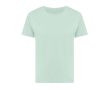 T-shirt pour femme en coton recyclé, slim fit, 160 g/m², Iqoniq couleur vert clair