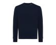 Sweat unisexe en coton recyclé, coupe ajustée, 280 g/m², Iqoniq couleur bleu marine