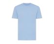 T-shirt unisexe en coton recyclé, slim fit, 160 g/m², Iqoniq couleur cyan