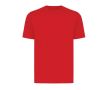 T-shirt unisexe en coton recyclé, slim fit, 160 g/m², Iqoniq couleur rouge