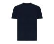 T-shirt unisexe en coton recyclé, slim fit, 160 g/m², Iqoniq couleur bleu marine