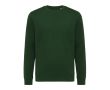 Sweat unisexe en coton recyclé, coupe ajustée, 280 g/m², Iqoniq couleur vert foncé