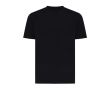 T-shirt unisexe en coton recyclé, slim fit, 160 g/m², Iqoniq couleur noir