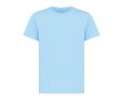 T-shirt enfant coton recyclé, casual fit, 160 g/m², Iqoniq couleur cyan