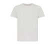 T-shirt enfant coton recyclé, casual fit, 160 g/m², Iqoniq couleur gris clair chiné